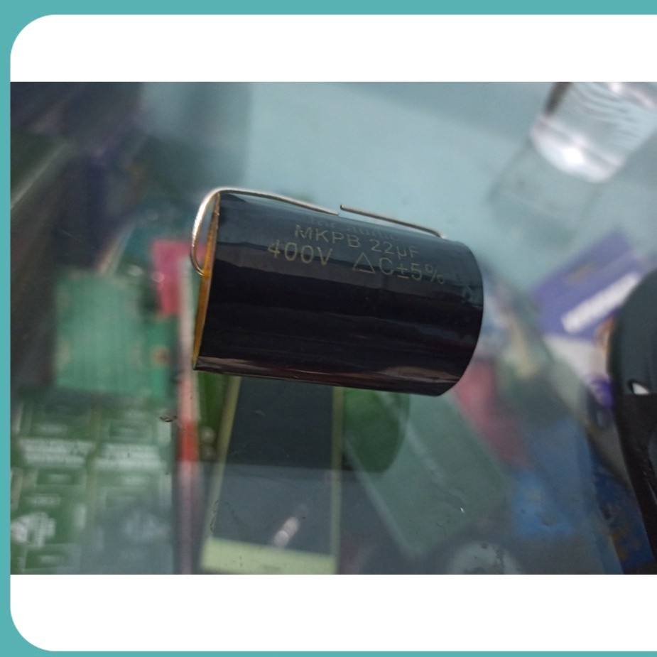 Kapasitor Capasitor 22uf 400v OMR Audio FILTER SPEAKER Cod