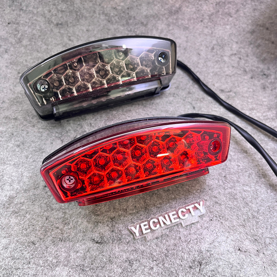 21 LED Universal Motorcycle Brake Light License Plate Rear Stop Incator For Ducati Monster 400 620 6