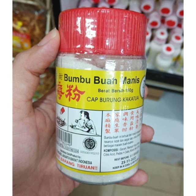 Bumbu buah manis dan pedas cap burung kakatua 150 gr - ALF