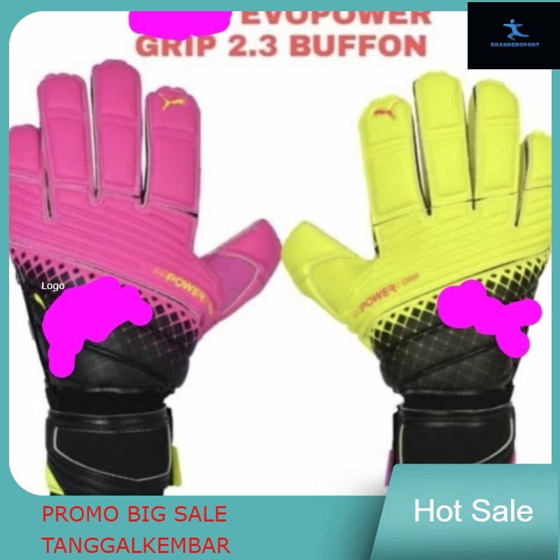 SARUNG TANGAN BOLA KIPER GK BUFFON PM EVOPOWER BUFFON GRADE ORI IMPORT