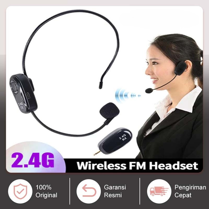 【Ready】Mic Wireless Clip on Mic Wireless Clip on Mic Imam Masjid Wireless Mikrofon Wireless Micropho