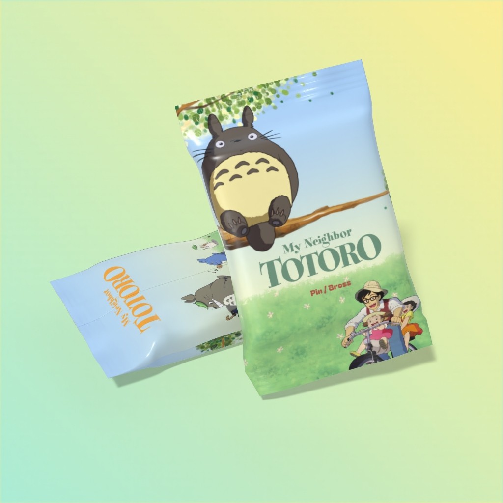 Blind Bag Pin Totoro Ghibli - Blind Bag Brooch Totoro - Blond Box Isi Tototro Ghibli