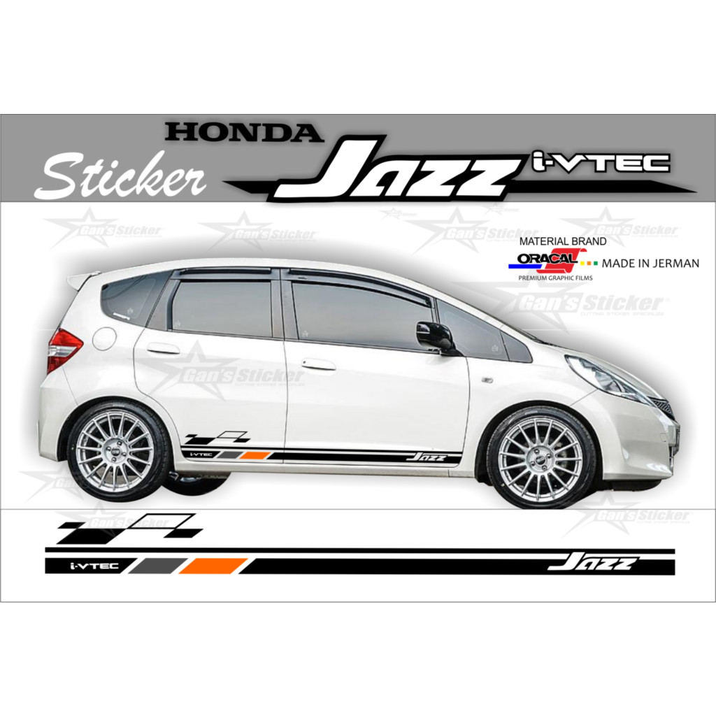 GNSticker sticker honda jazz ge8 aksesoris honda jazz ge8 sticker custom jazz ge8