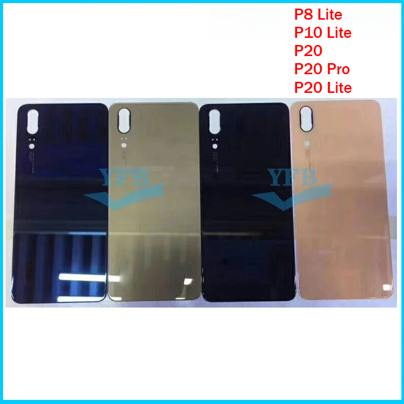 For Huawei P20 P10 P9 P8 Lite Pro Back Battery Glass Cover Rear Panel Door Housing Repair parts