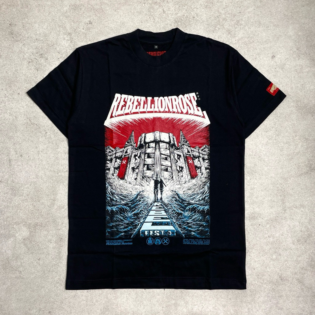 Rebellion Rose - Rebeldate | Tshirt Black Original Merchandise