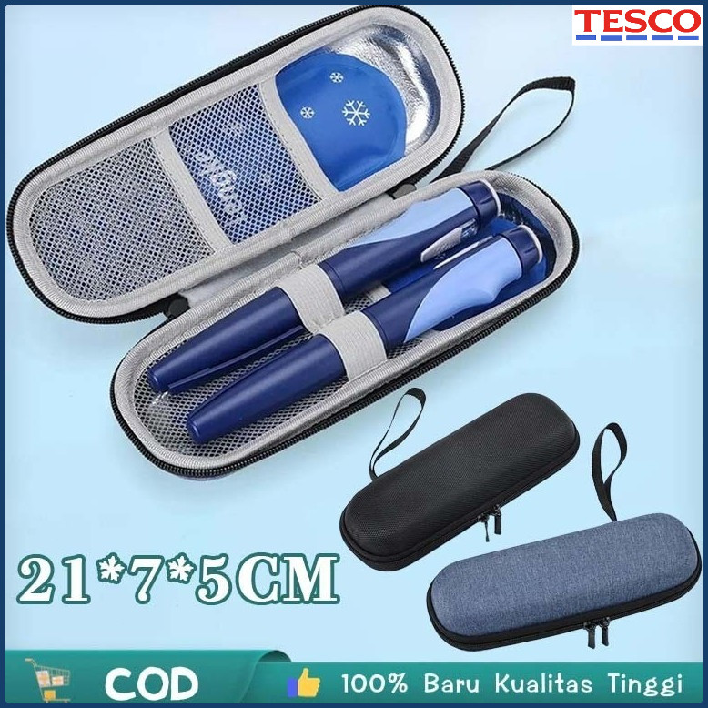 Tas Insulin Cooler Bag Portable Insulin Bag Cooler Bag Insulin Tempat Insulin Tas Penyimpanan Insuli