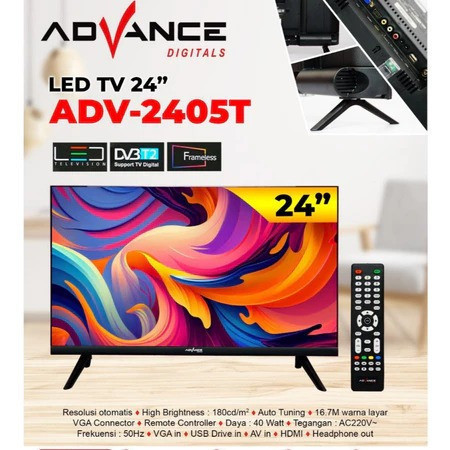 Led TV Digital 2401T Advance 24inch/ Advance Led TV Digital 2405T 24inch / Tv 2401T - 2405T 24inch a