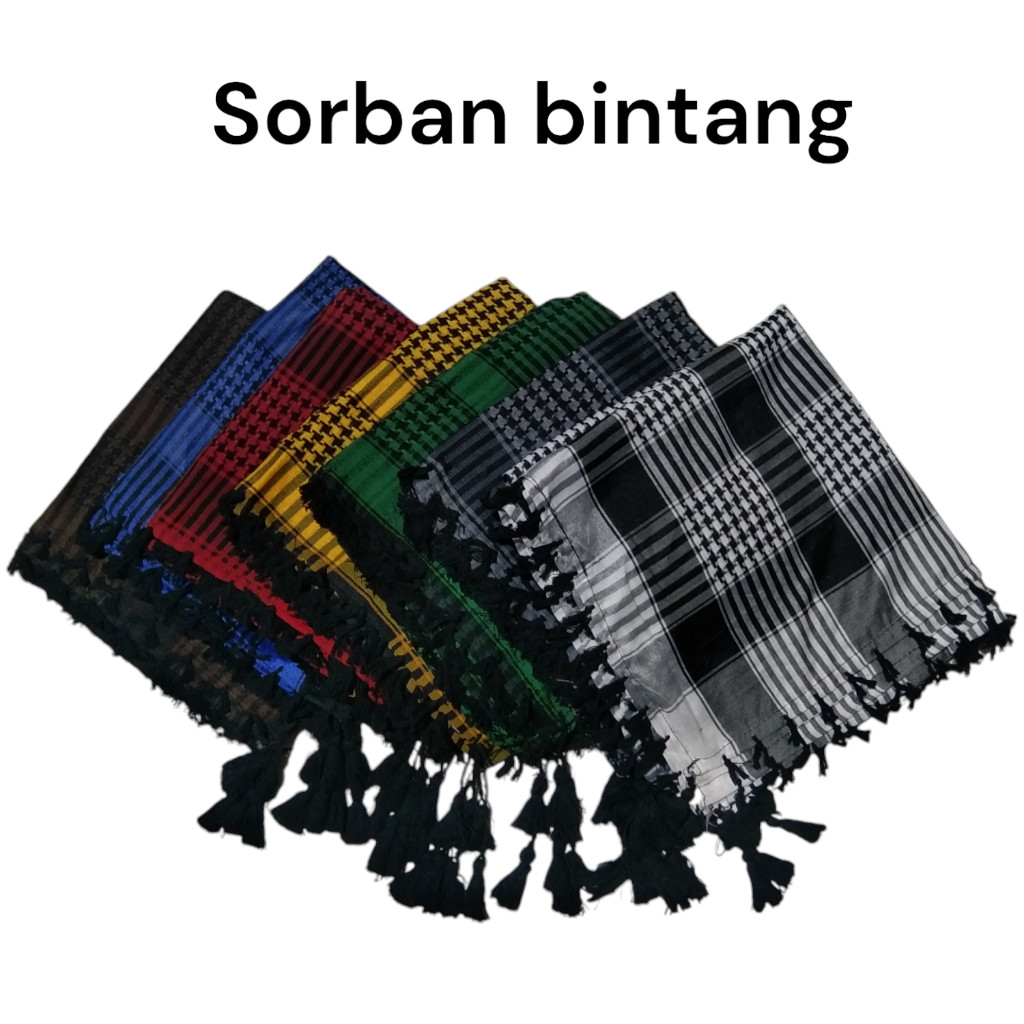 HUNTEDMANE Sorban Surban Arab / Sorban Habib / Sorban Santri / Sorban Kyai / Sorban Pria / Sorban Hi