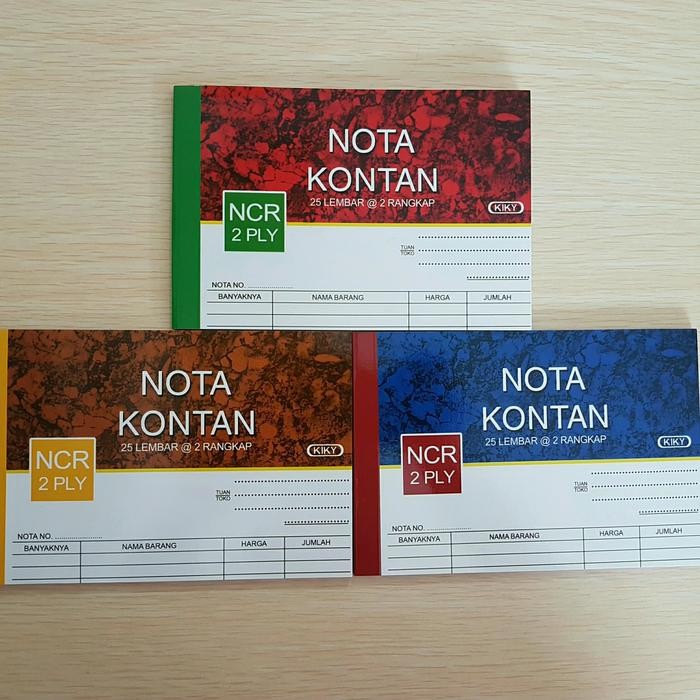 KIKY NOTA KONTAN LANDSCAPE NCR 2 PLY KECIL