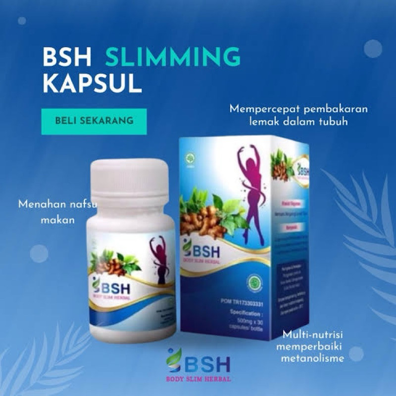 Bsh Slimming Kapsul Herbal Bpom Original ready