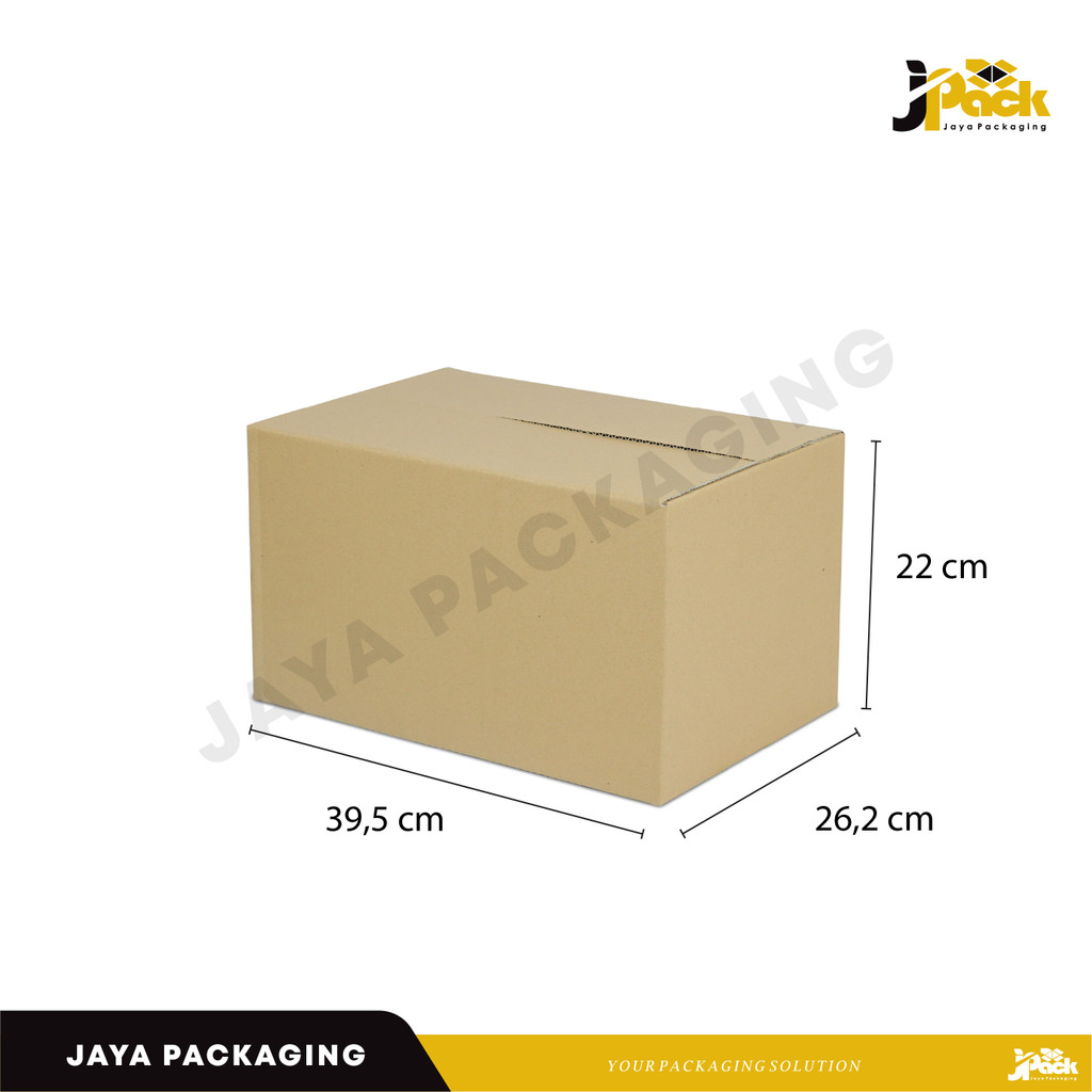 Box 39.5X26.2X22 cm (amdk 24X600 ml) Karton/kardus/paking/Kemasan/BoxNormal/Normal/BoxAmdk/Amdk/oleh
