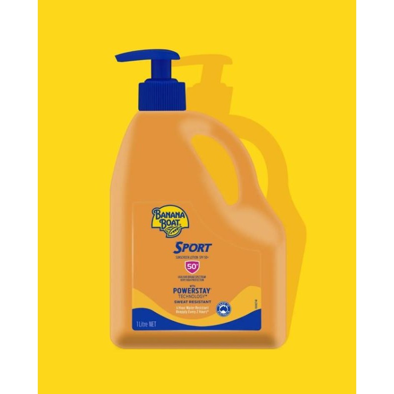 Banana Boat SPF 50+ Sport 1 Litre