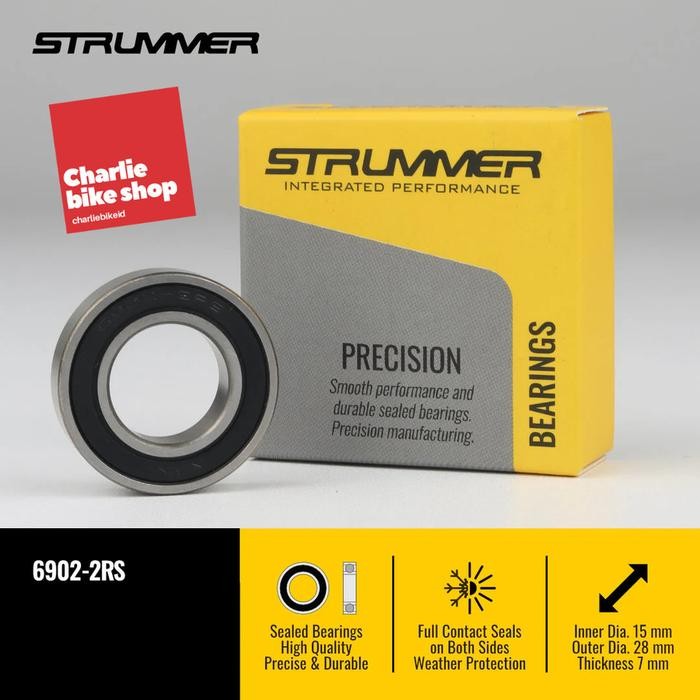 Strummer Bearing Hub 6902 2RS Sealed Bearing - Ceramic