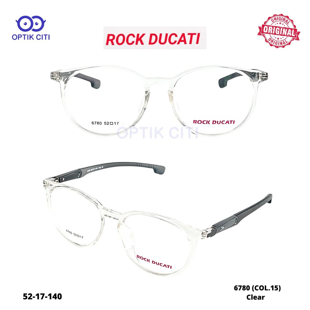 Frame Kacamata Pria Bulat Sporty Rock Ducati 6780 Original