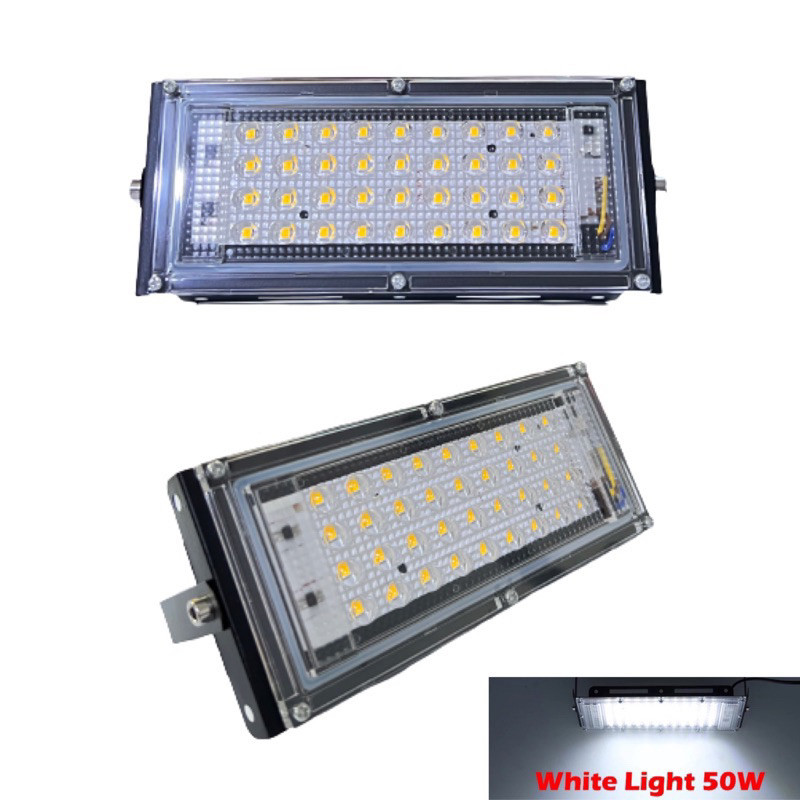 LAMPU LED SOROT 50W 50WATT FLOODLIGHT TEMBAK TAMAN 50 WATT OUTDOOR TIPIS TERANG