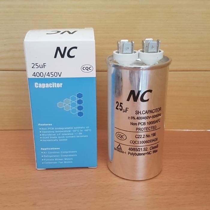 Capasitor NC 25UF / 25 micro / Running Capasitor 25 micro