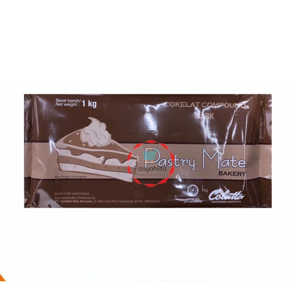 Colatta Pastry Mate Dark Chocolate Compound 5 KG | Colatta Pastry Mate Dark Chocolate Compound 1 KG 