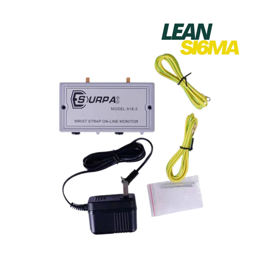 SURPA 518-2 ESD Wrist Strap On Line Monitor Laptop