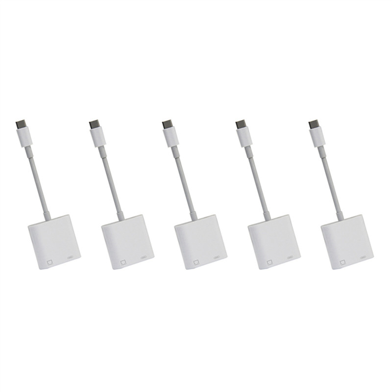 B63B-5X Type C OTG Ethernet Adapter USB C To RJ45 Ethernet LAN Wired Network Converter 100Mbs For Ty