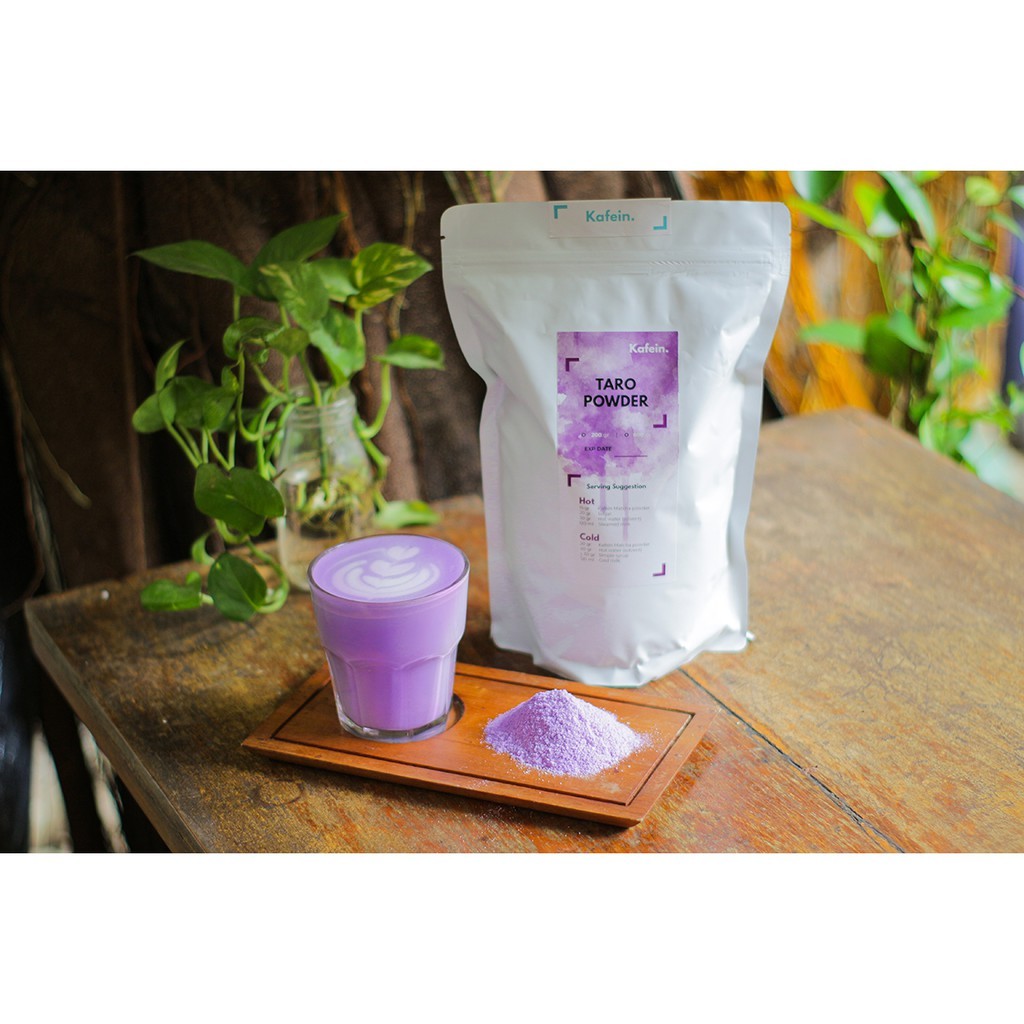Kafein Taro Powder Bubuk Minuman Latte