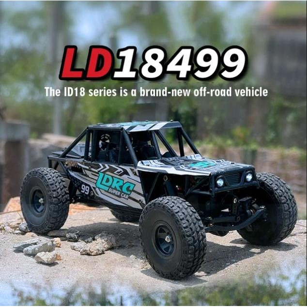 LDRC 1/18 RC Rock Crawler Full Propo with LED Lights (LD18499)
