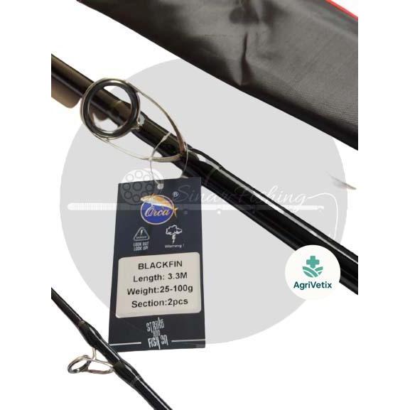 Joran Orca Blackfin Karangan 3.30CM 40LB Bahan Carbon Ring Fuji - 3.30cm