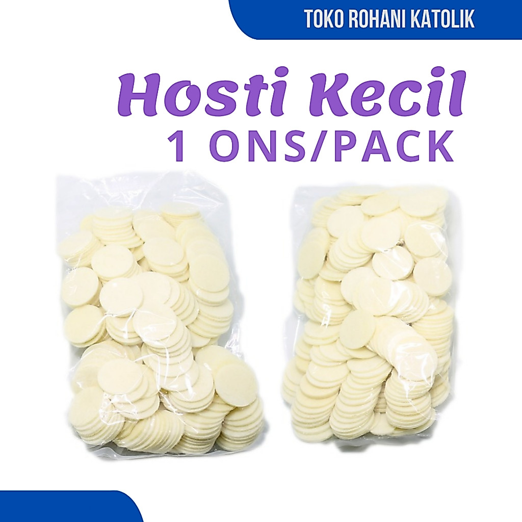 HOSTI KECIL PERJAMUAN (1 ONS) / ROTI PERJAMUAN / HOSTI KOMUNI