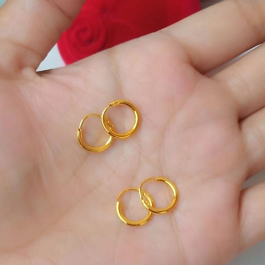 anting anak polos anting bayi Xuping anti karat