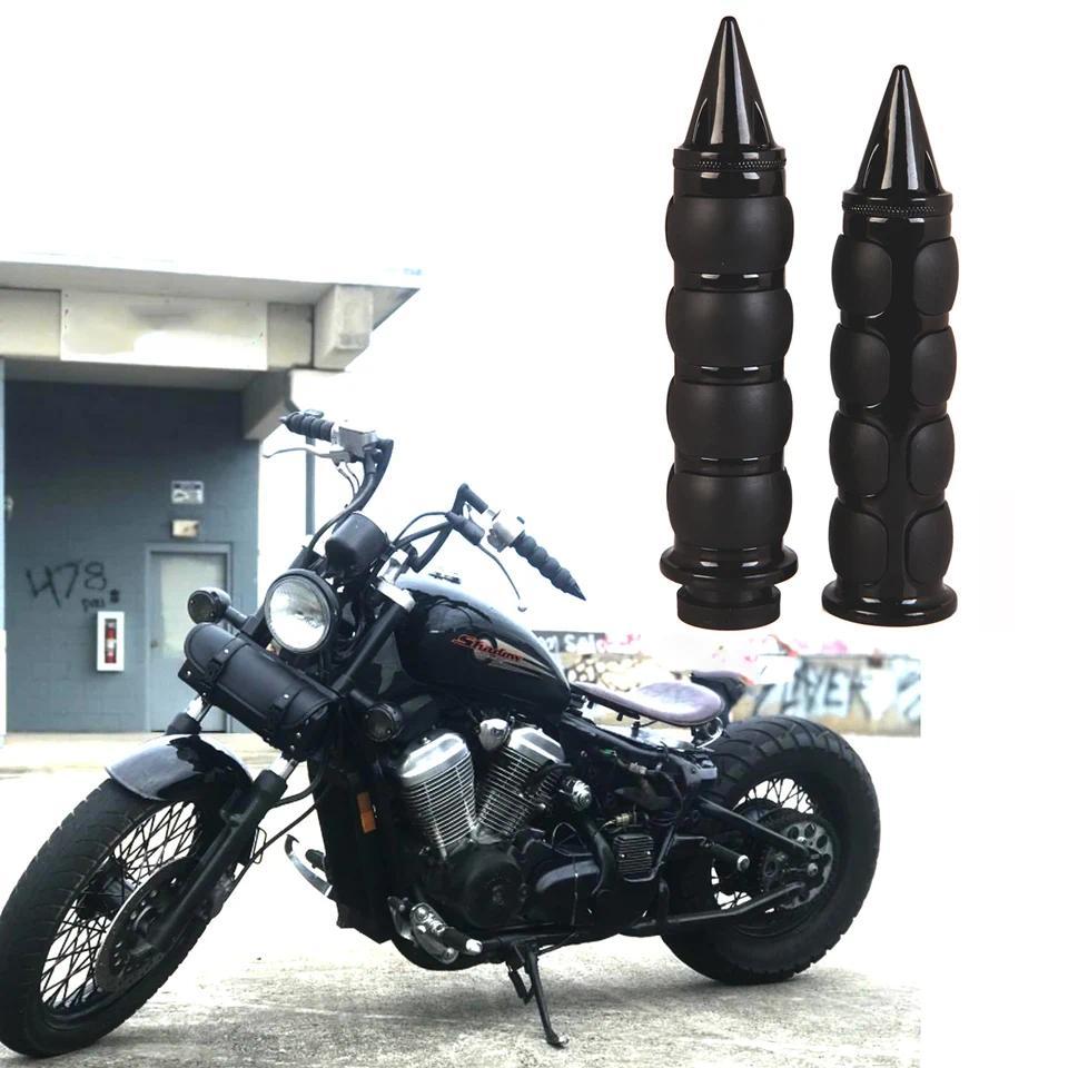 Universal 7/8'' 22mm Handlebar Hand Grips For Honda Yamaha Suzuki Kawasaki Ninja 250 500 ZX6 ZX7 ZX9