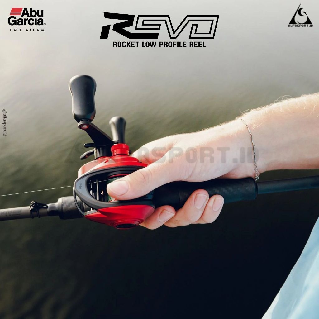 AlfaSport.Id Reel Pancing Mancing Casting ABU GARCIA Revo5 Rocket Baitcasting BC Low Profile Left Ha