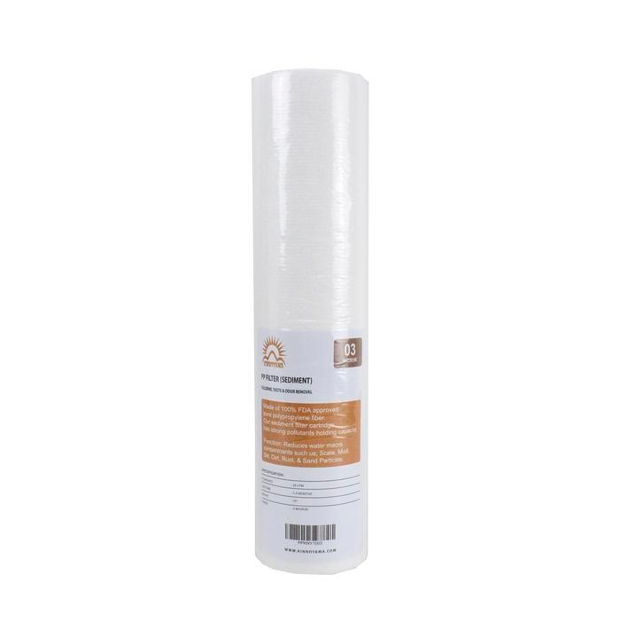 Cartridge Filter Air / Sediment 10" - Nano Filter 03 Micron - Kinnoyama