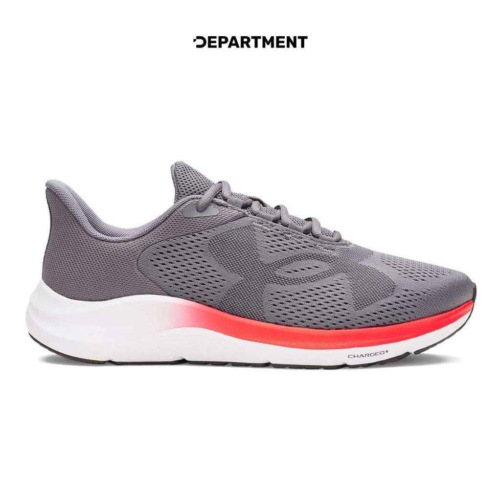 UNDER ARMOUR Sepatu Lari Pria CHARGED PURSUIT 4 "BIG LOGO" 6000597025 ORI
