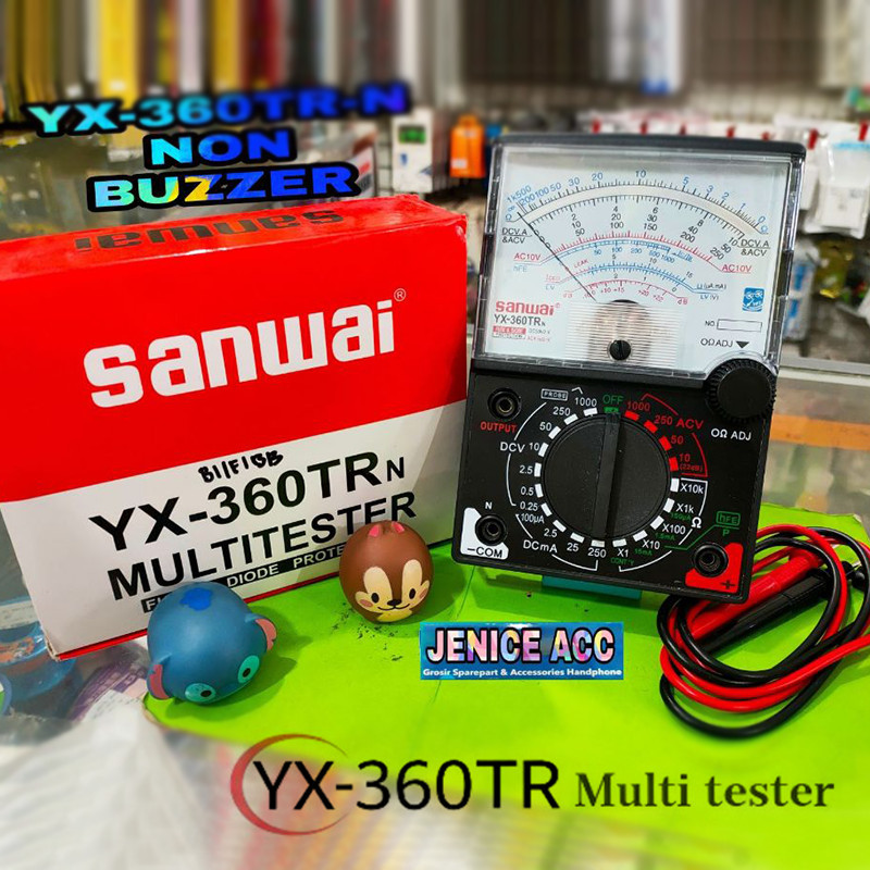 Multitester Avometer Multimeter Analog Sunwa Samwa Sanwai YX360TR Manual DC AC Original