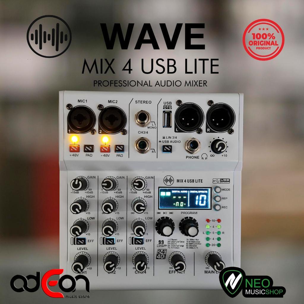 Wave Mix4 MIx 4 USB Lite Professional Audio MIxer