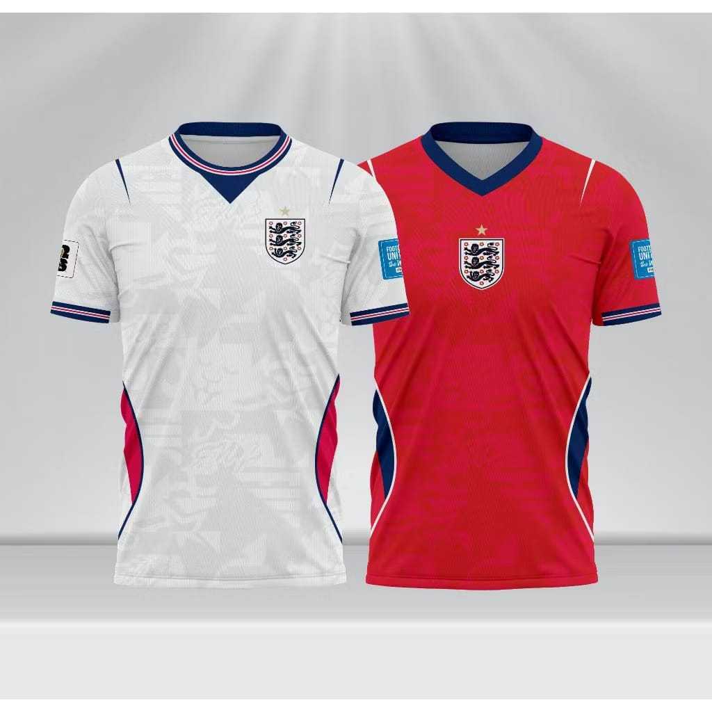 JERSEY BOLA INGGRIS AWAY FULL PATCH PIALA DUNIA 2026 TOP QUALITY TERMURAH