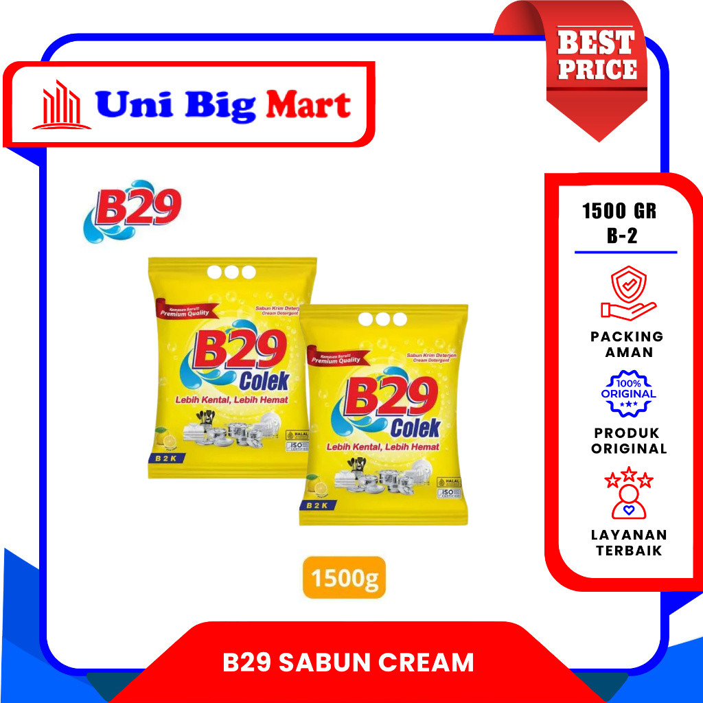 B29 Sabun Cream Krim Colek ~ 1500 GR B-2 B29