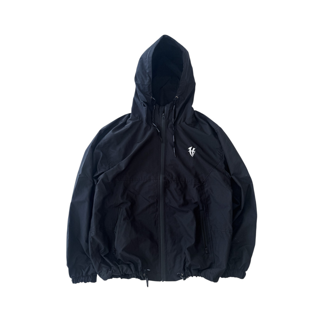 Huskey Clothing - Parasut New Simple BLK - Jaket Pria keren kece jaket parasut anti air
