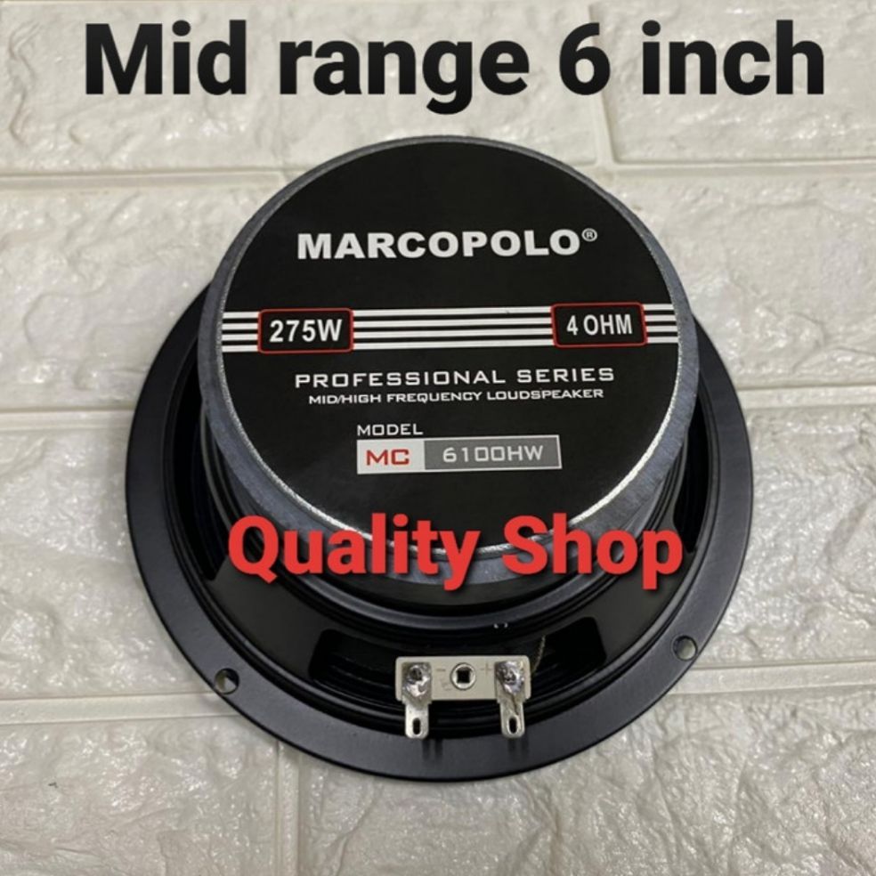 speaker midrange 6 inch Marcopolo 275 watt 4 ohm line array