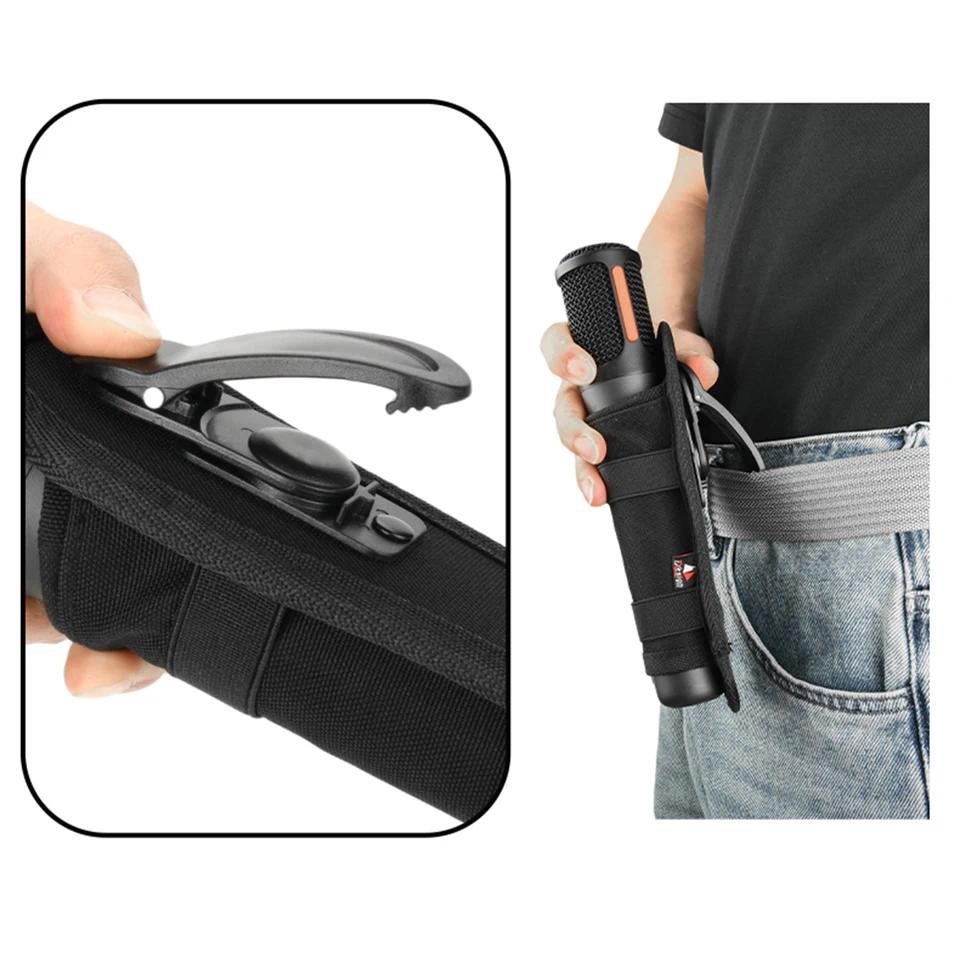Microphone Belt Holder Nylon Mic Clip Storage Holder Universal Microphone Holder for JBL Partybox Wi