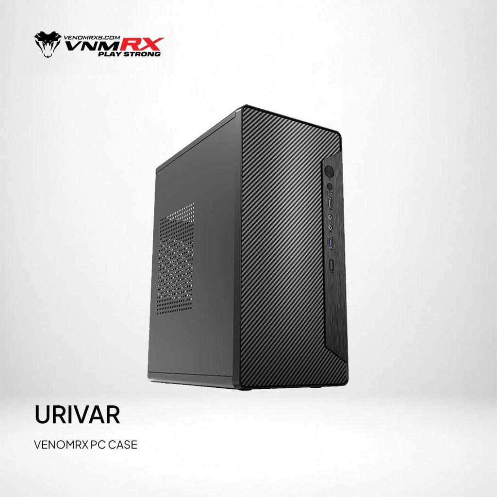 CASING VENOMRX URIVAR | PC Case Office M-ATX Include PSU POWERCORE 500
