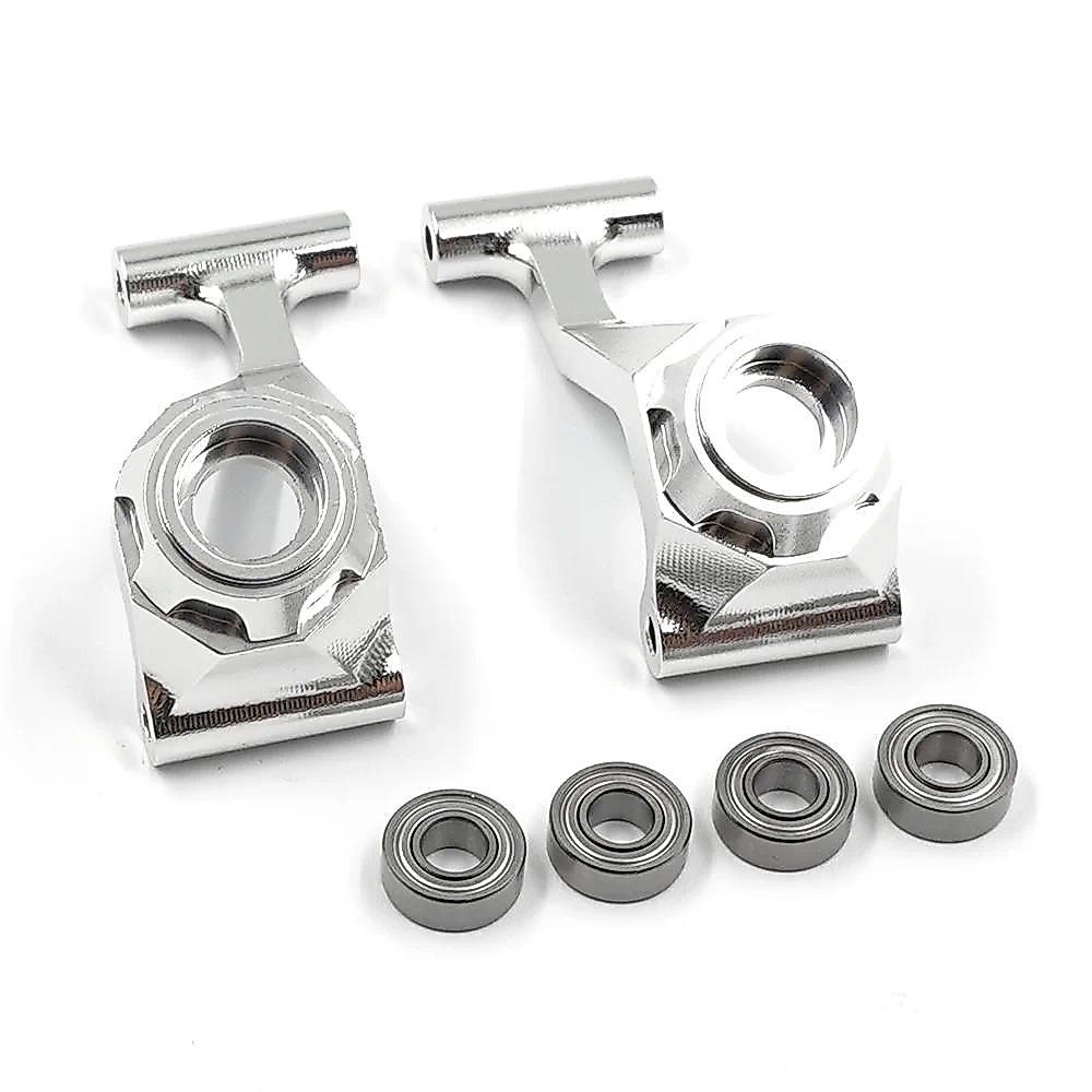 Xtra Speed Aluminum Rear Hubs 2 Degree (Toe-in) For Tamiya HotShot 2 Bigwig Boomerang#XS-TA29258SV