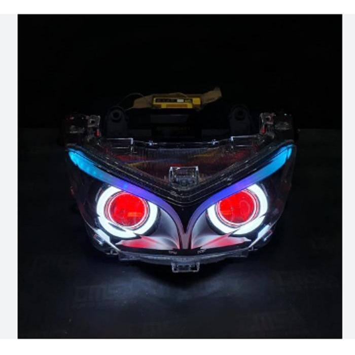 Projie led new nmax headlamp reflektor set projector biled new nmax