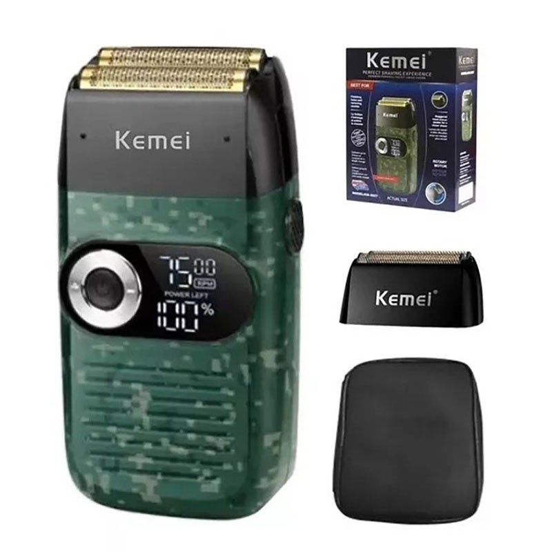 Kemei KM-2027 ARMY Digital Shaver Kemei 2027 Alat Cukur Kumis Jenggot