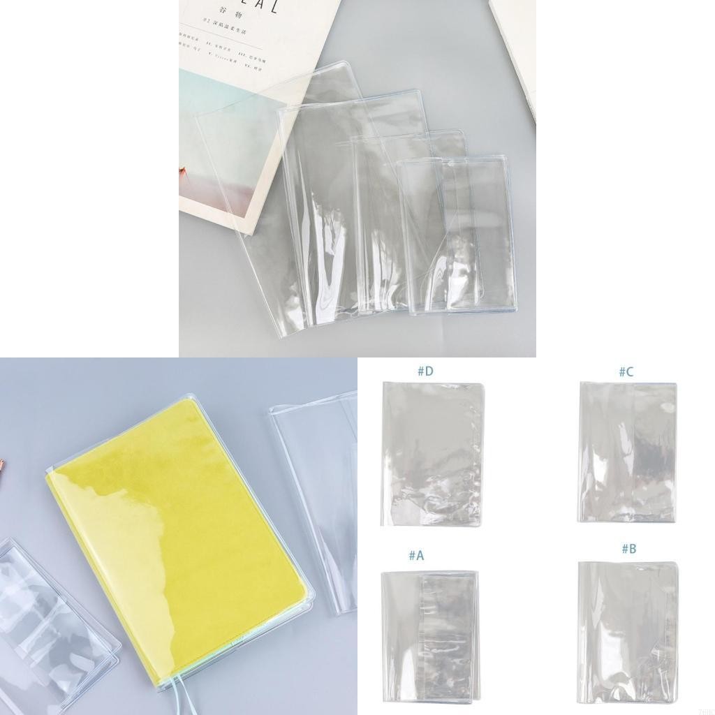 

PVC Transparent Protective Sleeve A6/A5 BooK Cover Binder Notebook Cover Waterproof Fit for Most Planner Binder Scrapbook