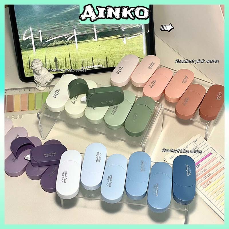 

New 6PCS/Bag Correction Tape / Tip Ex Kertas / Pita Koreksi 30 Meter Warna Pastel Tidak Mudah Terputus Kertas Lucu Correction Tape Aesthetic Stationery Pita KoreksiPremium