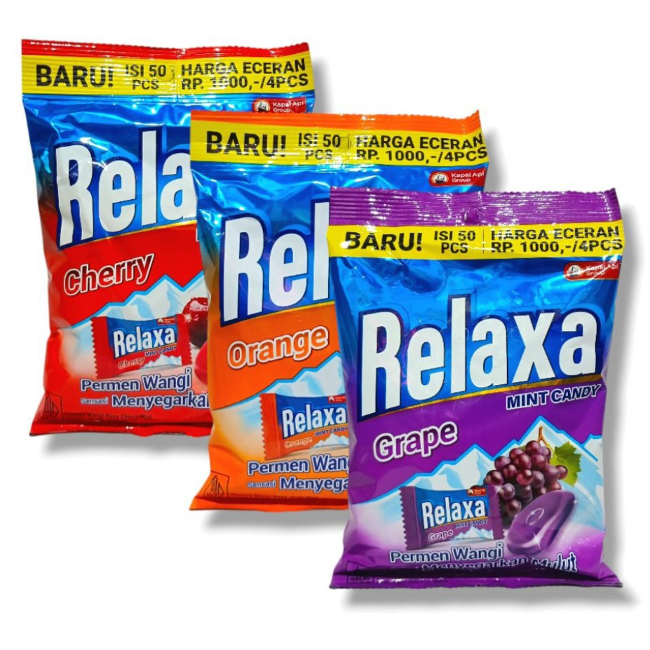 

Permen RELAXA 1 pack 50 butir