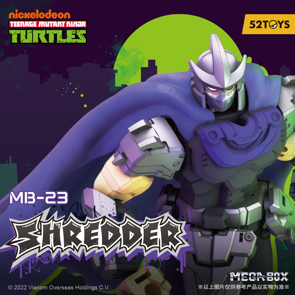 52TOYS MEGABOX MB-23 SHREDDER, Deformation Toys Action Figure, Collectible Converting Toys
