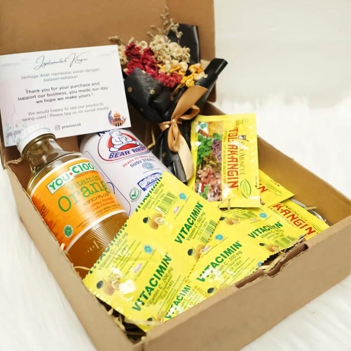 

GIFT BOX HAMPERS MAKANAN DAN MINUMAN KESEHATAN KADO VITAMIN khusus - S