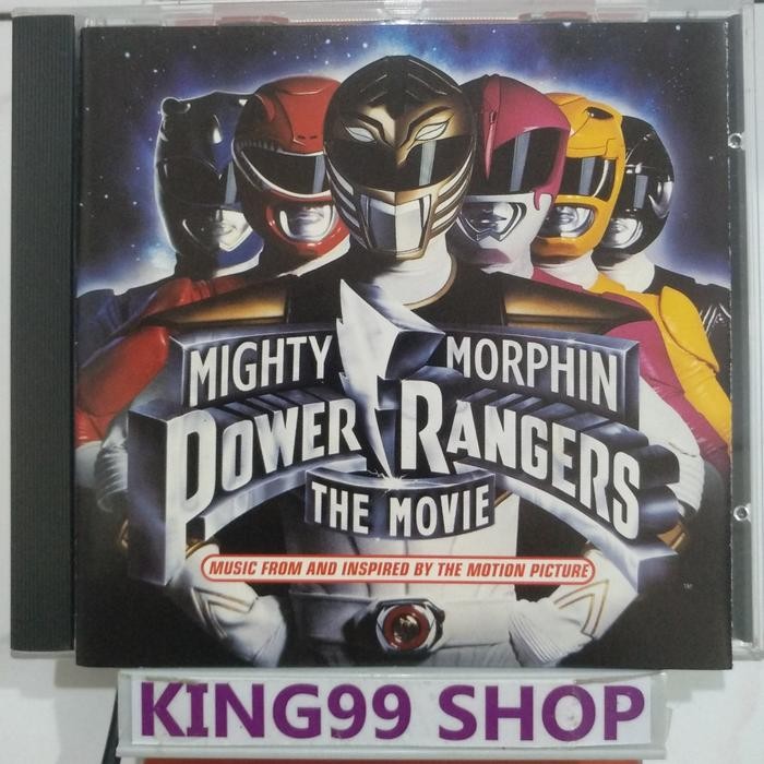 CD MIGHTY MORPHIN POWER RANGERS : THE MOVIE OST. eric martin mr. big guns & roses GNR red hot chili 