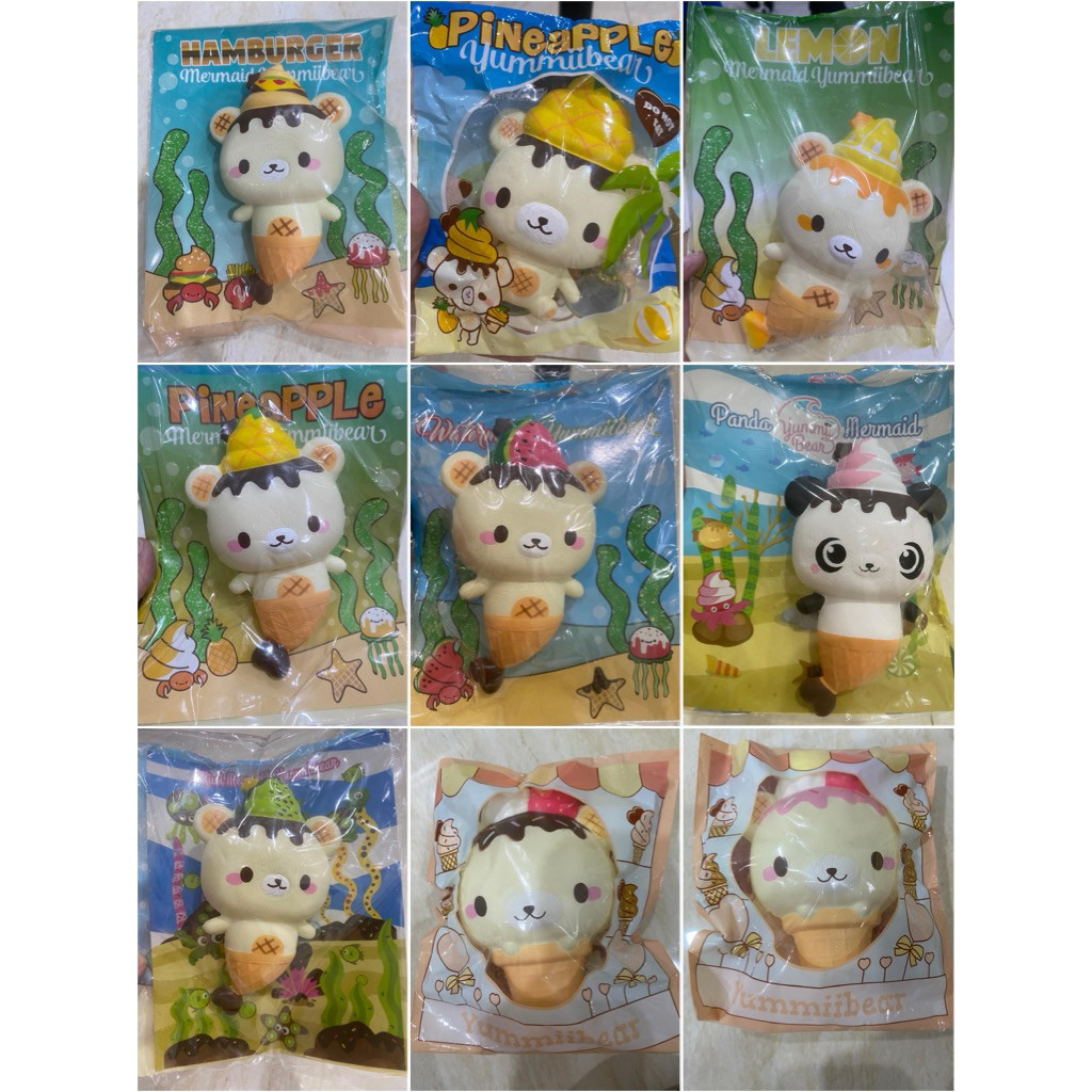 TERASHOP Yummiibear Collection Donut Squishy Busa (100% Ori) Defect Sale